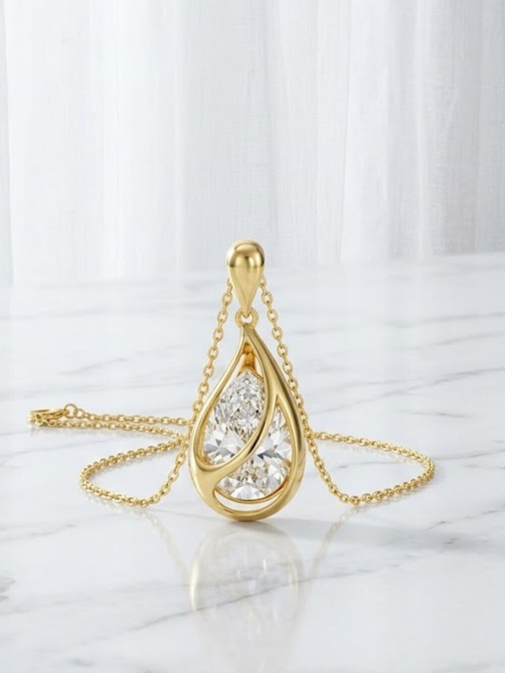 Ladies Exclusive Gold Necklace 